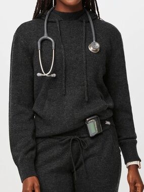FIGS Off-Shift™ Merino - Relaxed Hoodie Sweatshirt